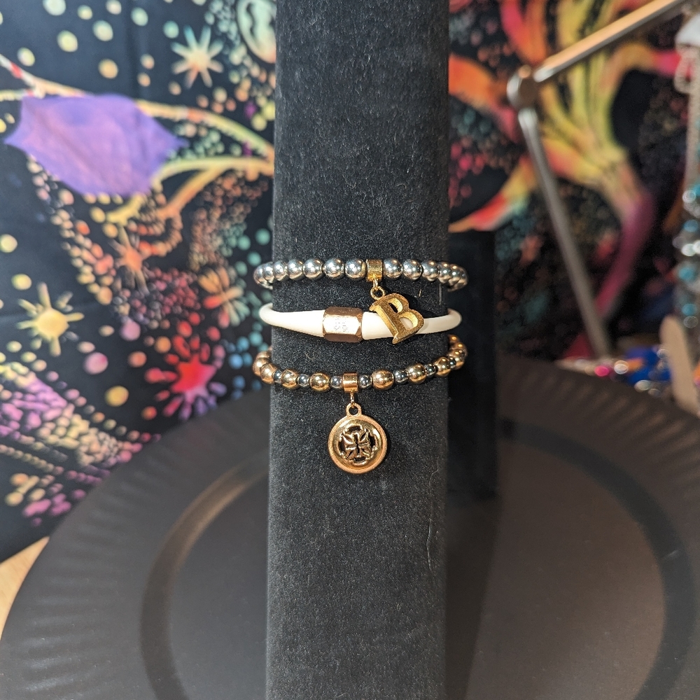 Rustic Cuff bracelet trio RC26